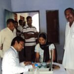 Medical camp at village-Agihar, Haryana